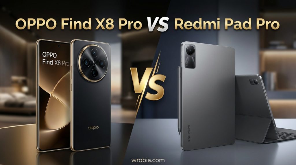 OPPO Find X8 Pro vs Redmi Pad Pro: Ultimate Comparison – Features, Performance, Camera & Which One Should You Buy?