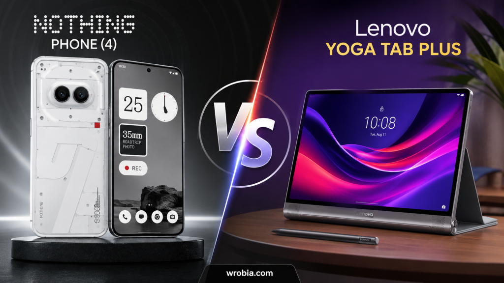 Nothing Phone (3) vs Lenovo Yoga Tab Plus: Smartphone or Tablet – Which Should You Buy?